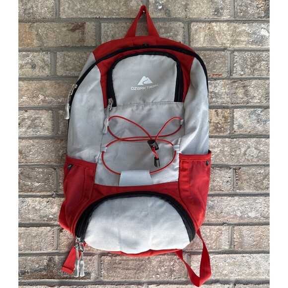 Ozark Trail Other - Ozark trail Thomas hollow backpack light gray/red  Great Condition!